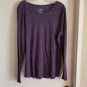 Sonoma Women's Long Sleeve Top in Heathered Purple